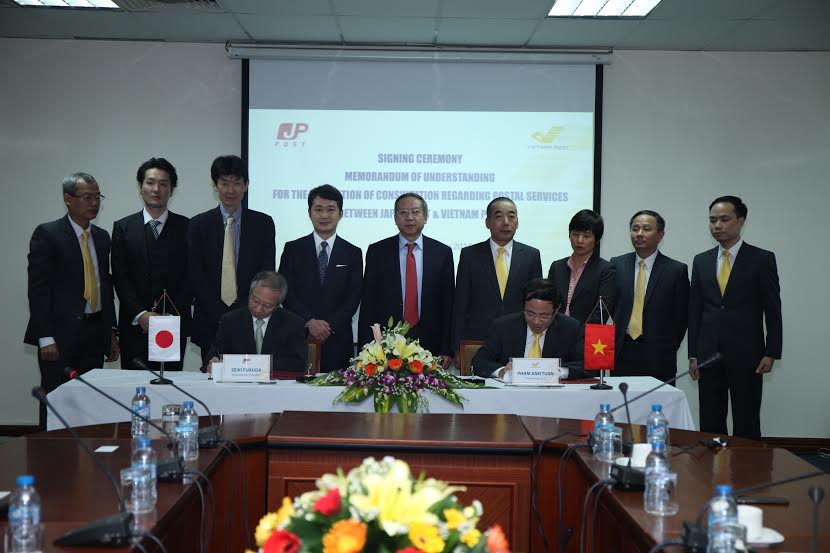 Lễ hợp tác giữa VNPost Việt Nam và Bưu điện Nhật Bản
